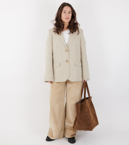 Corduroy Wide Pants Beige