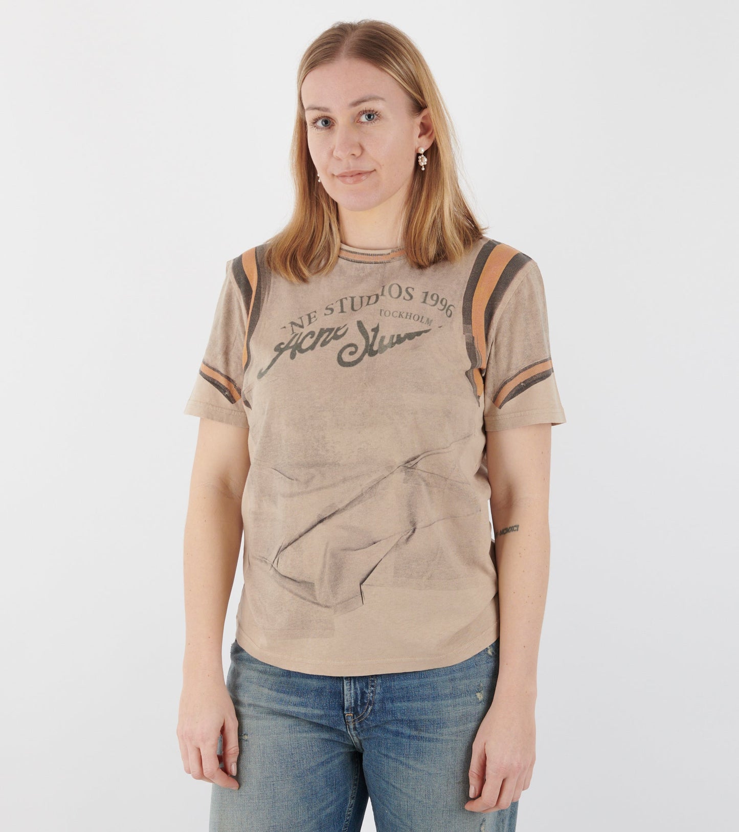 Graphic T-shirt Sand Beige