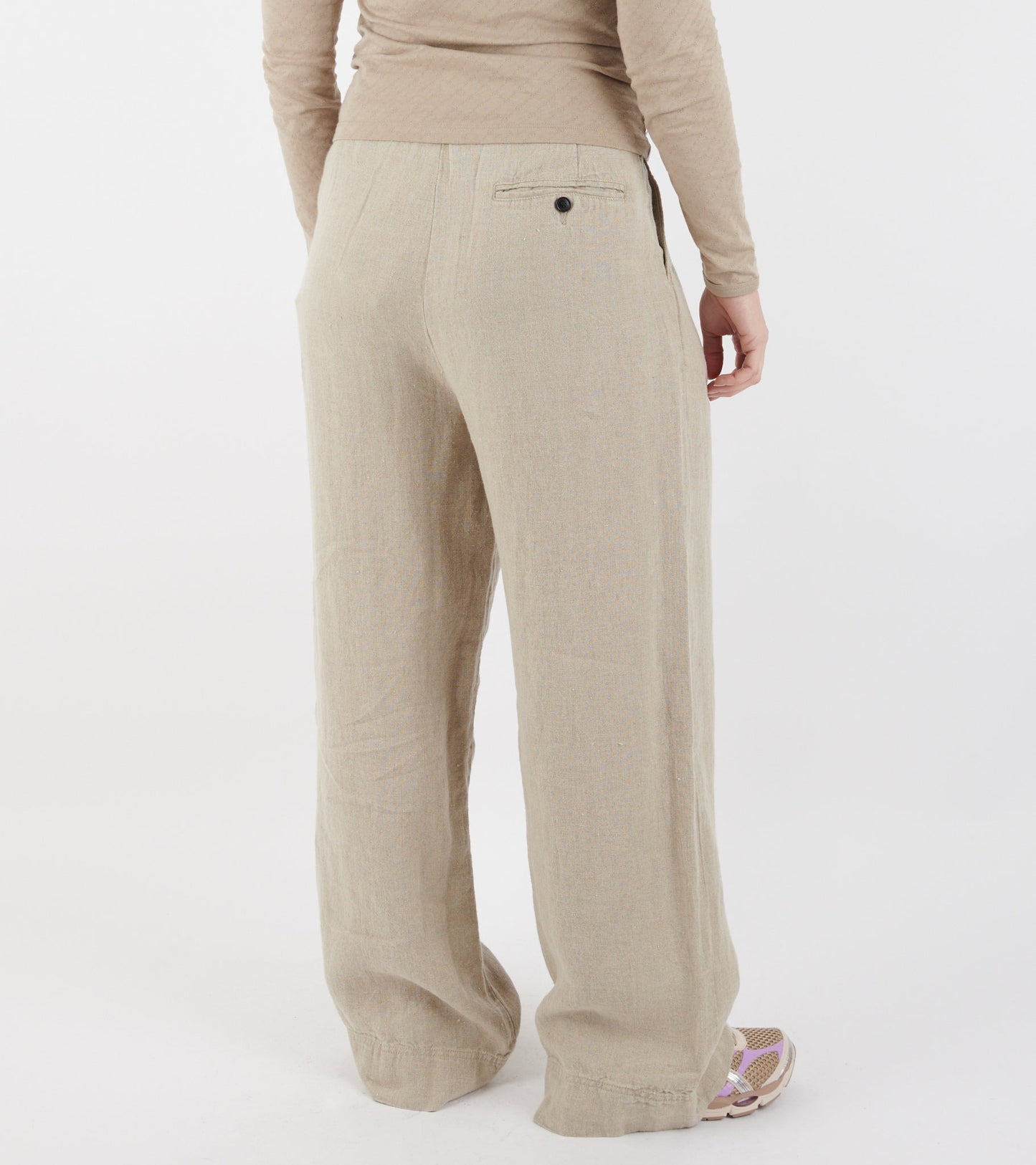 Willy Pant Heavy Linen Pure Natural