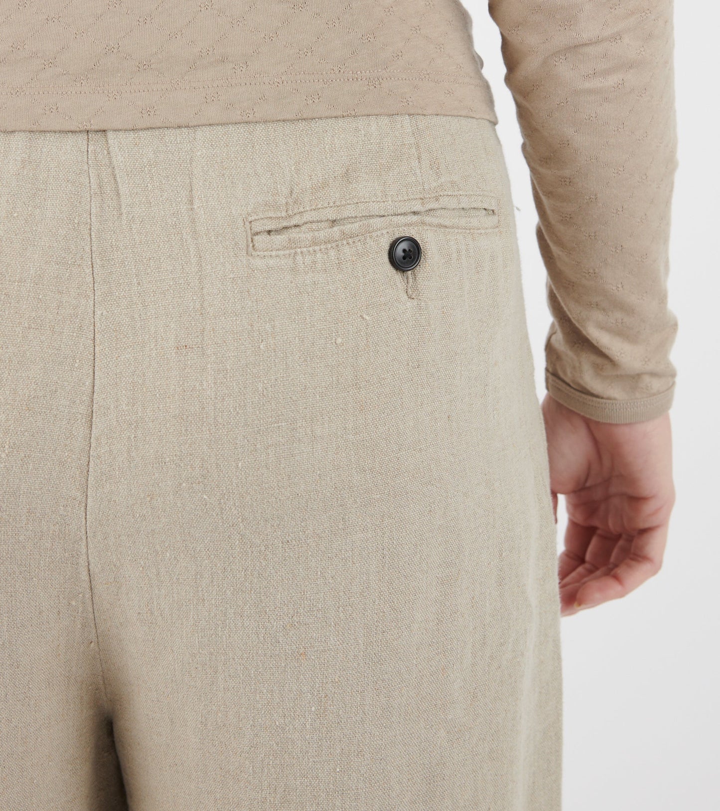 Willy Pant Heavy Linen Pure Natural