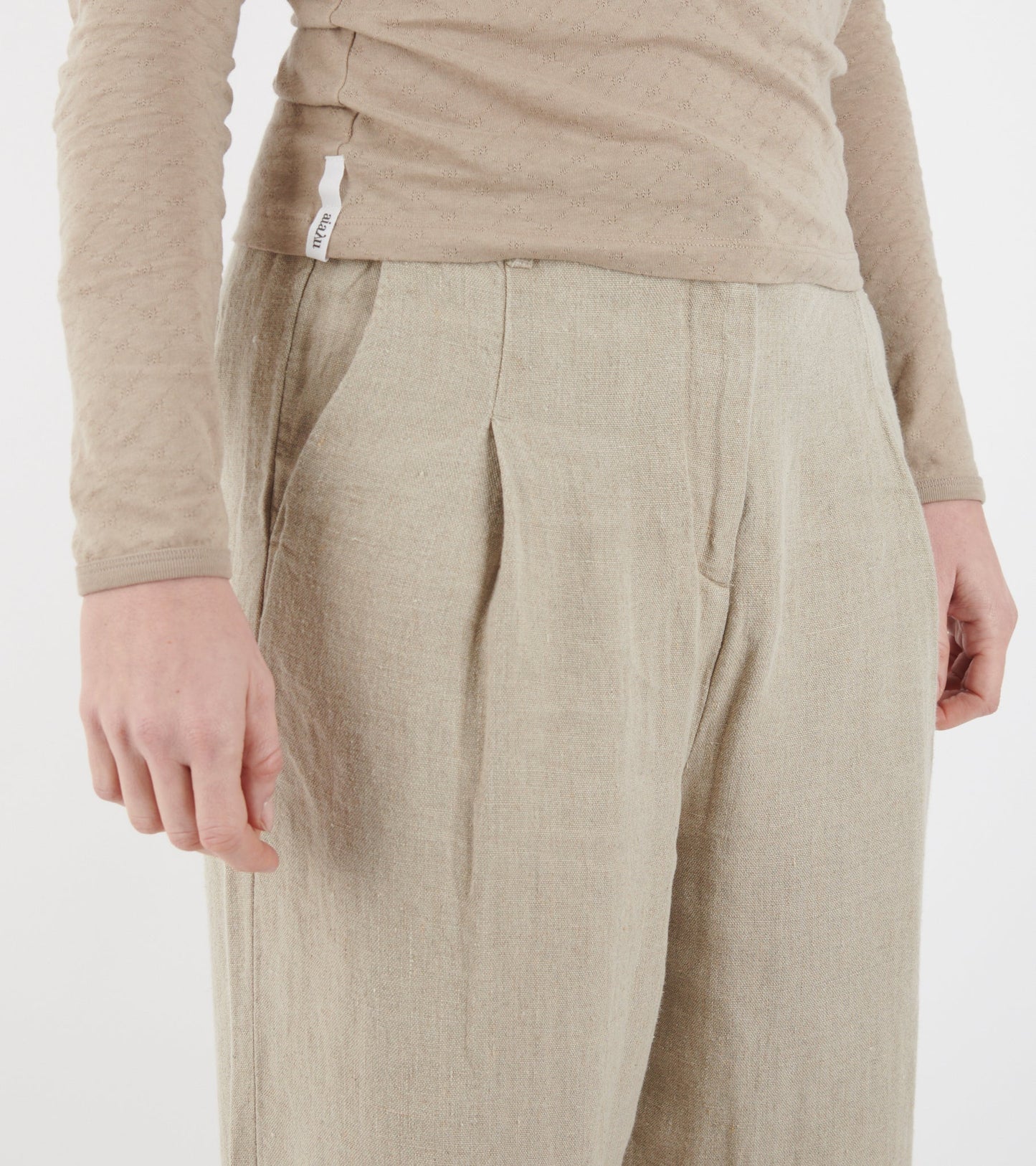 Willy Pant Heavy Linen Pure Natural