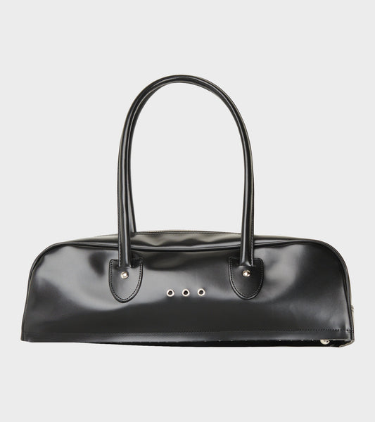 Large Bowler Shoulder Bag Black