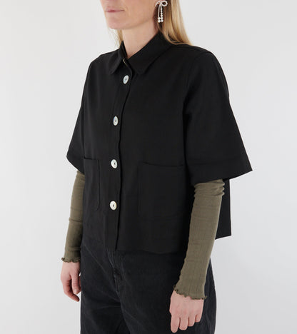 Amanda S/S Shirt Black