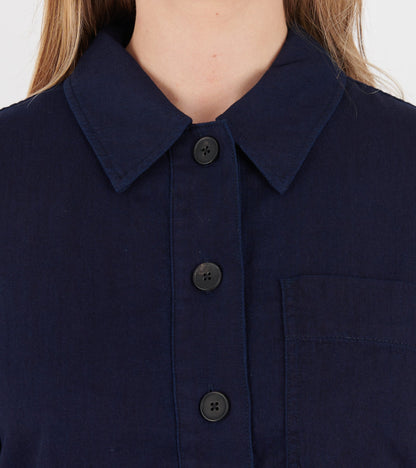 Baya Cotton Twill Shirt Indigo