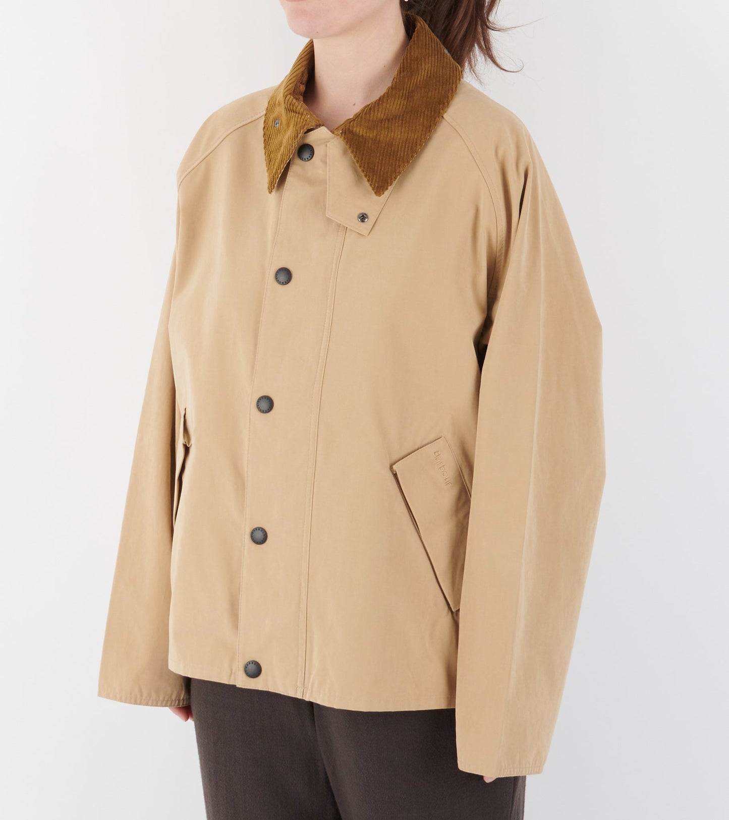 Transporter Oversized Casual Jacket Stone