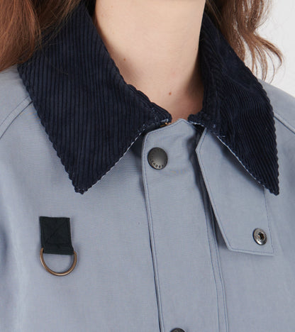 Spey Oversized Casual Jacket Washed Blue