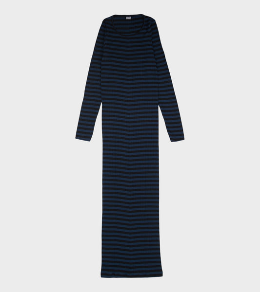 101 Long John Rib Dress Marine/Black