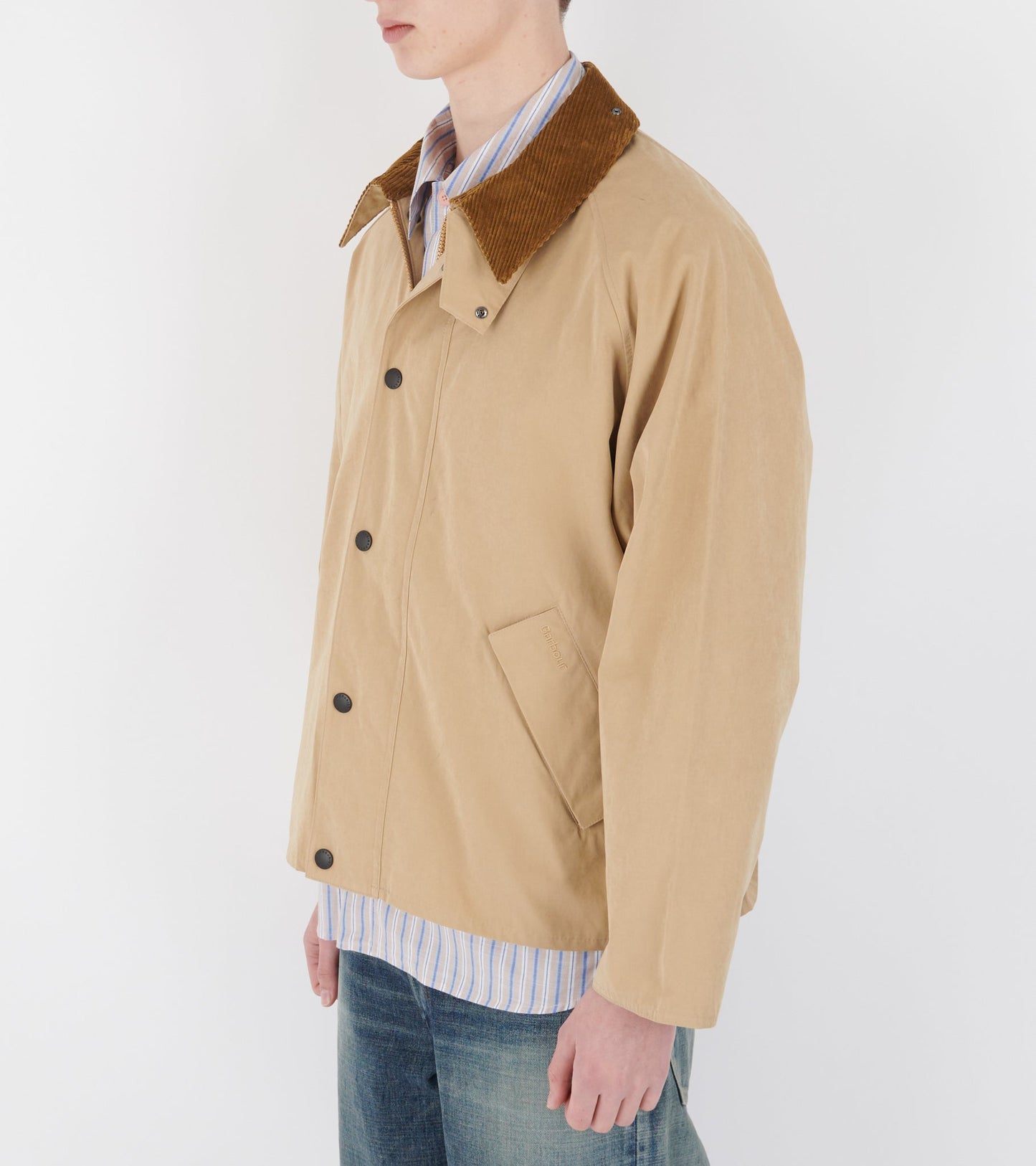 Transporter Oversized Casual Jacket Stone