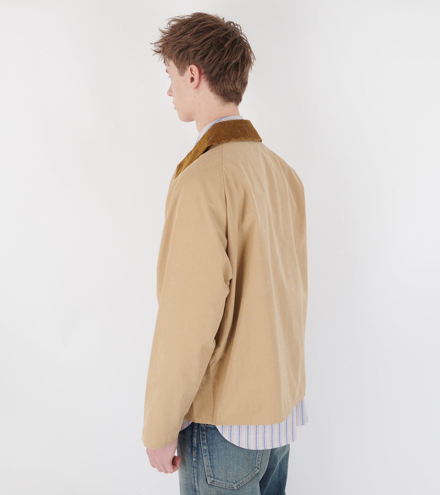 Transporter Oversized Casual Jacket Stone
