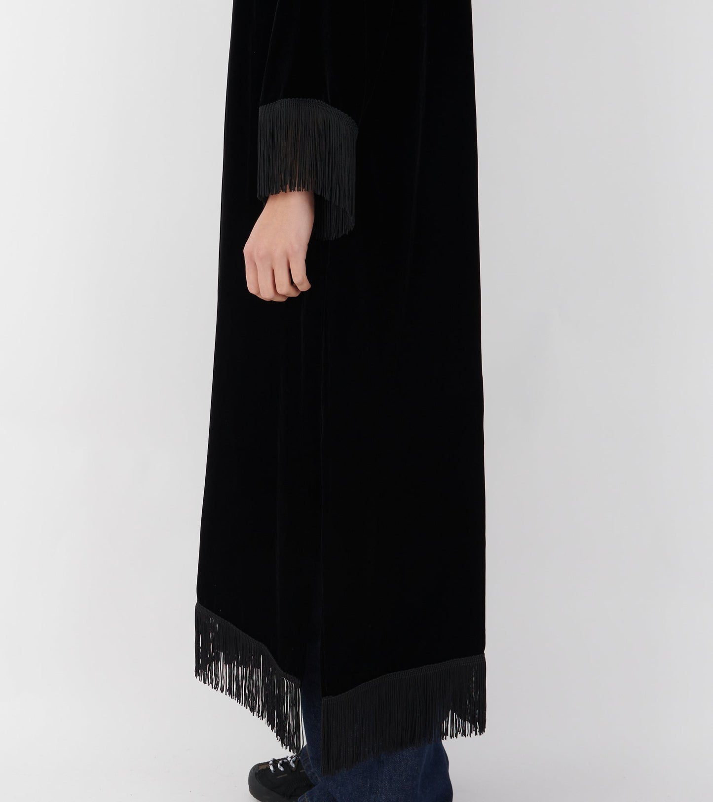 Carmen L/S Long Dress Black