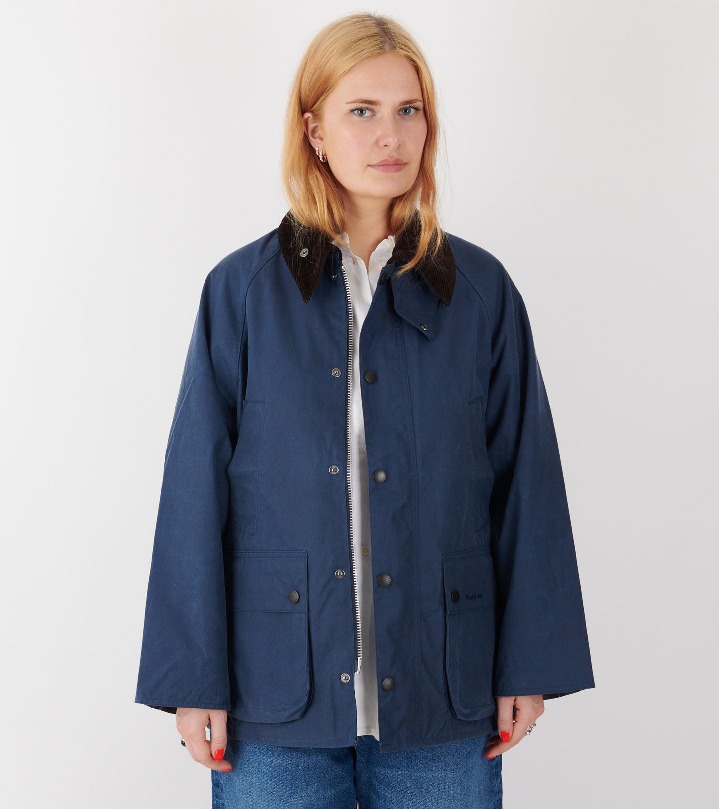 Classic Bedale Waxed Jacket Bright Blue