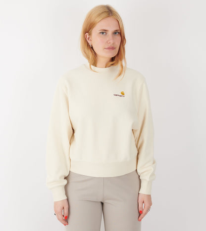 W American Script Sweatshirt Natural