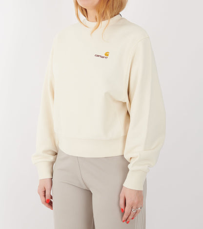 W American Script Sweatshirt Natural
