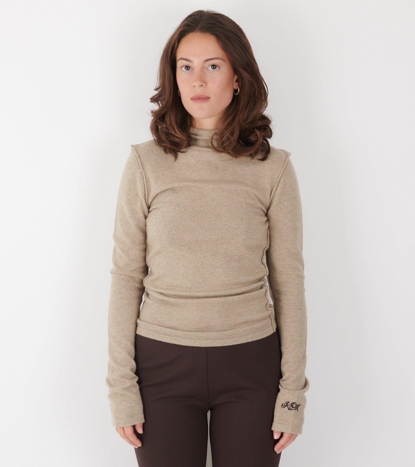 Vitus Dense Hoodie Beige Melange