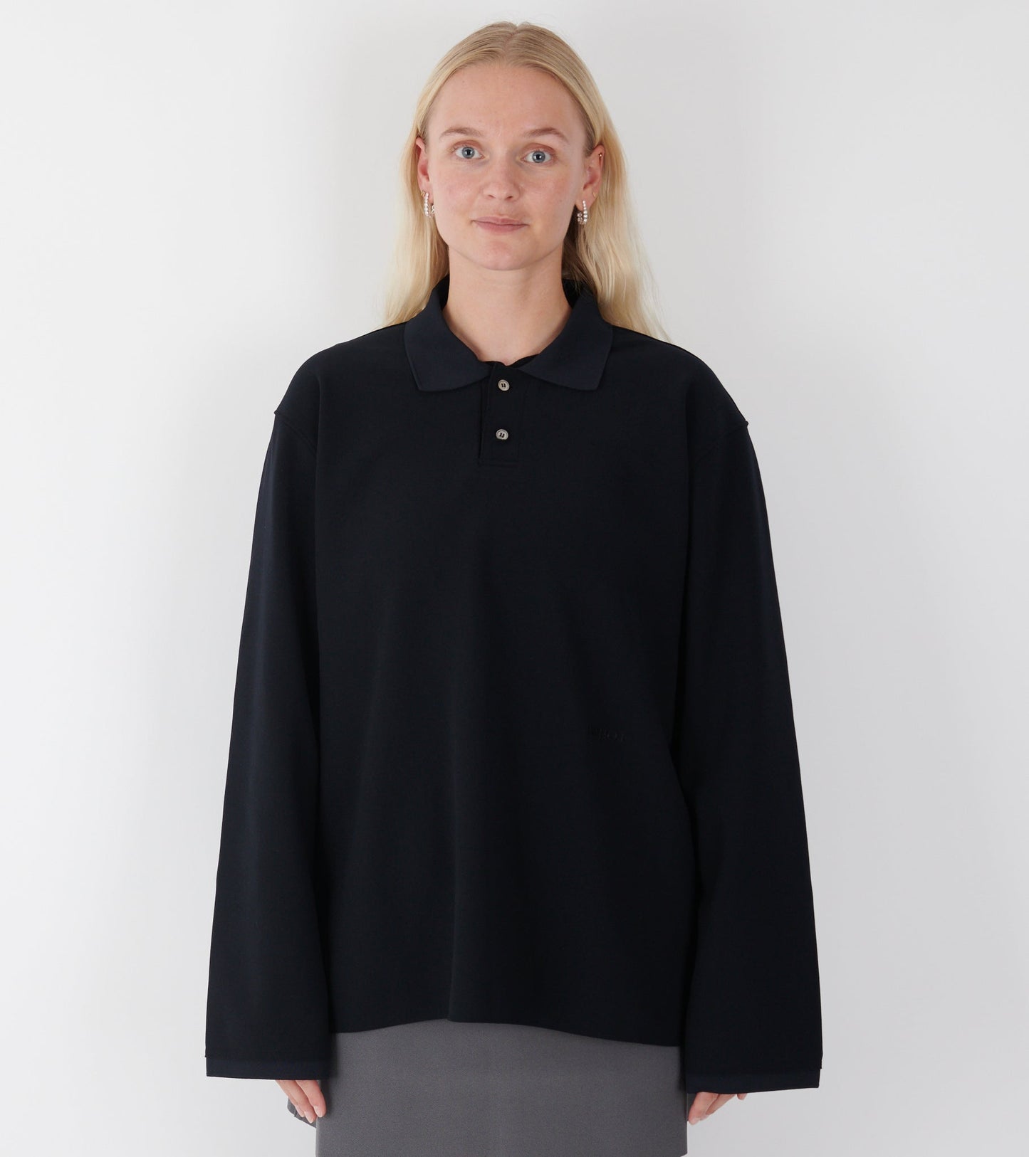 Lay2 Long-Sleeve Polo Ink