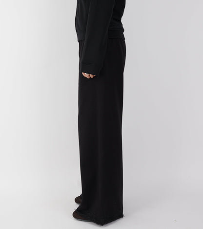 Lace Sweatpants Black