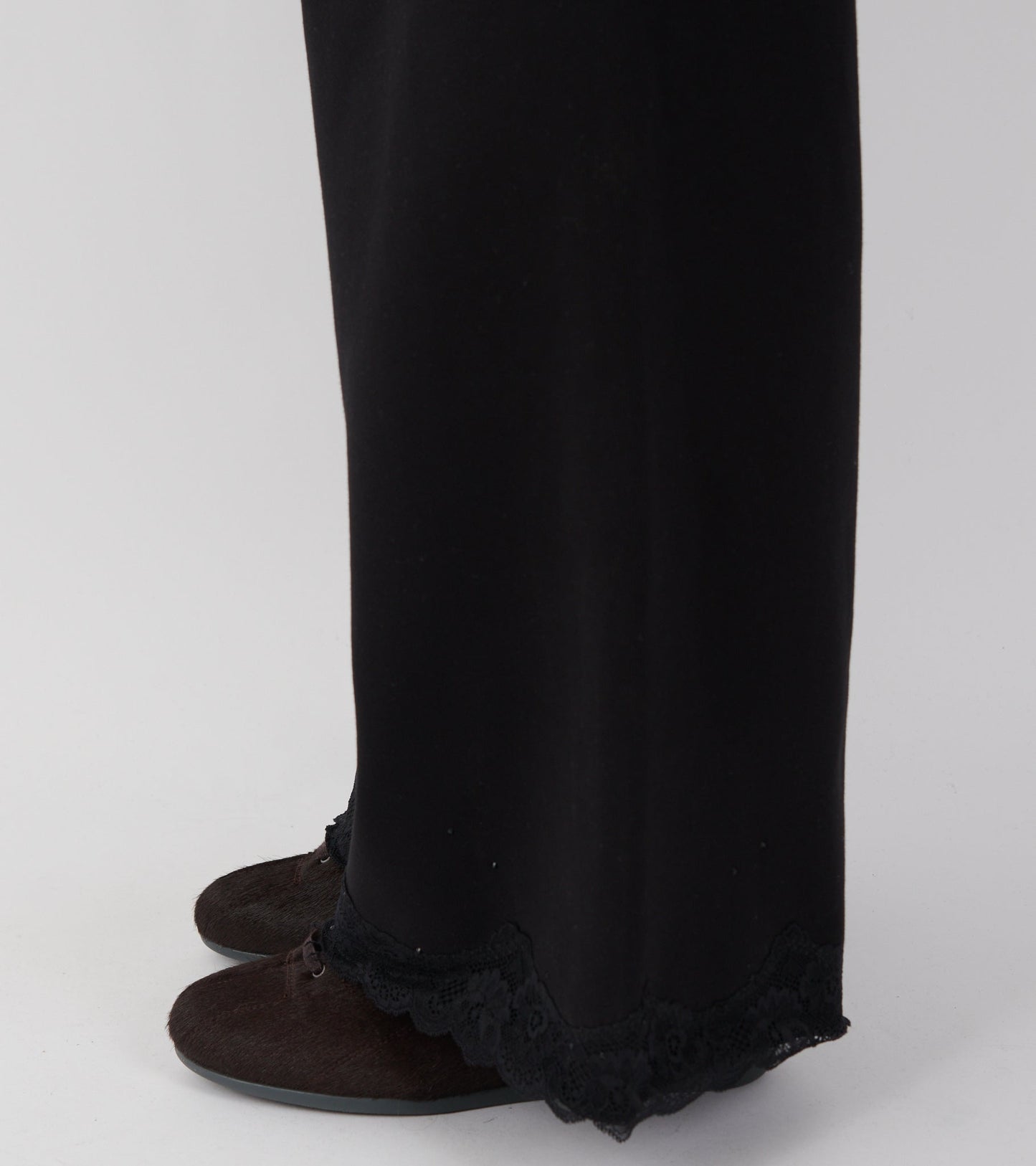 Lace Sweatpants Black