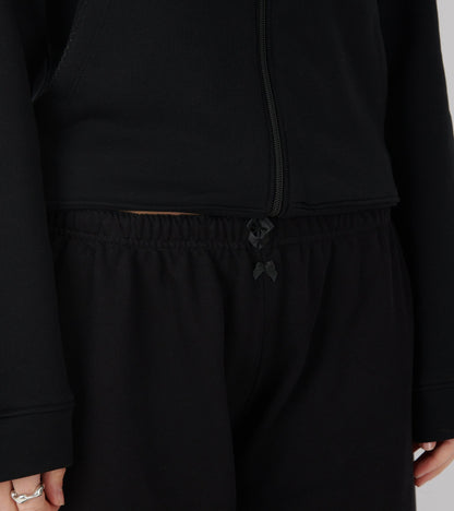 Lace Sweatpants Black