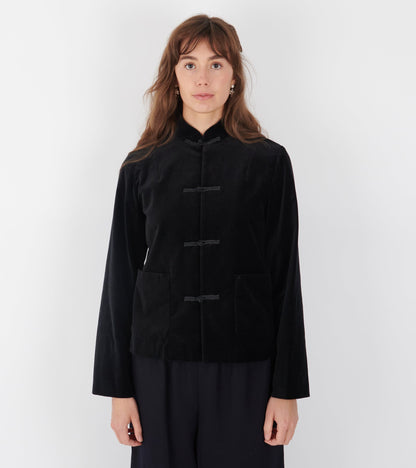 Velvet Jacket Black