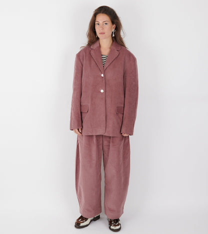Japanese Cotton Corduroy Andie Blazer Thistle