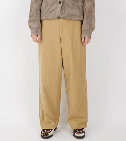 Wide Chino Pants Beige