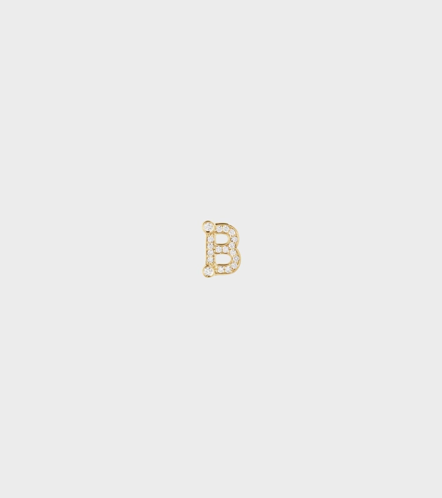 Petite B Earring Gold