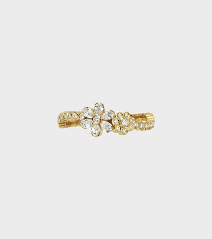 Cosmos Fleur Ring Gold