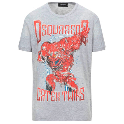 DSQUARED2 Grey Caten Twins T-Shirt