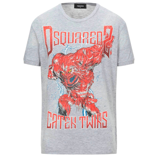 DSQUARED2 Grey Caten Twins T-Shirt