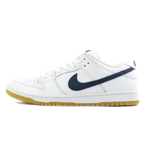 NIKE SB DUNK LOW ORANGE LABEL WHITE NAVY