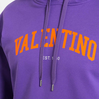 Valentino Purple Logo Hoodie