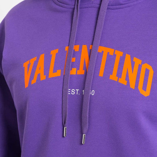 Valentino Purple Logo Hoodie