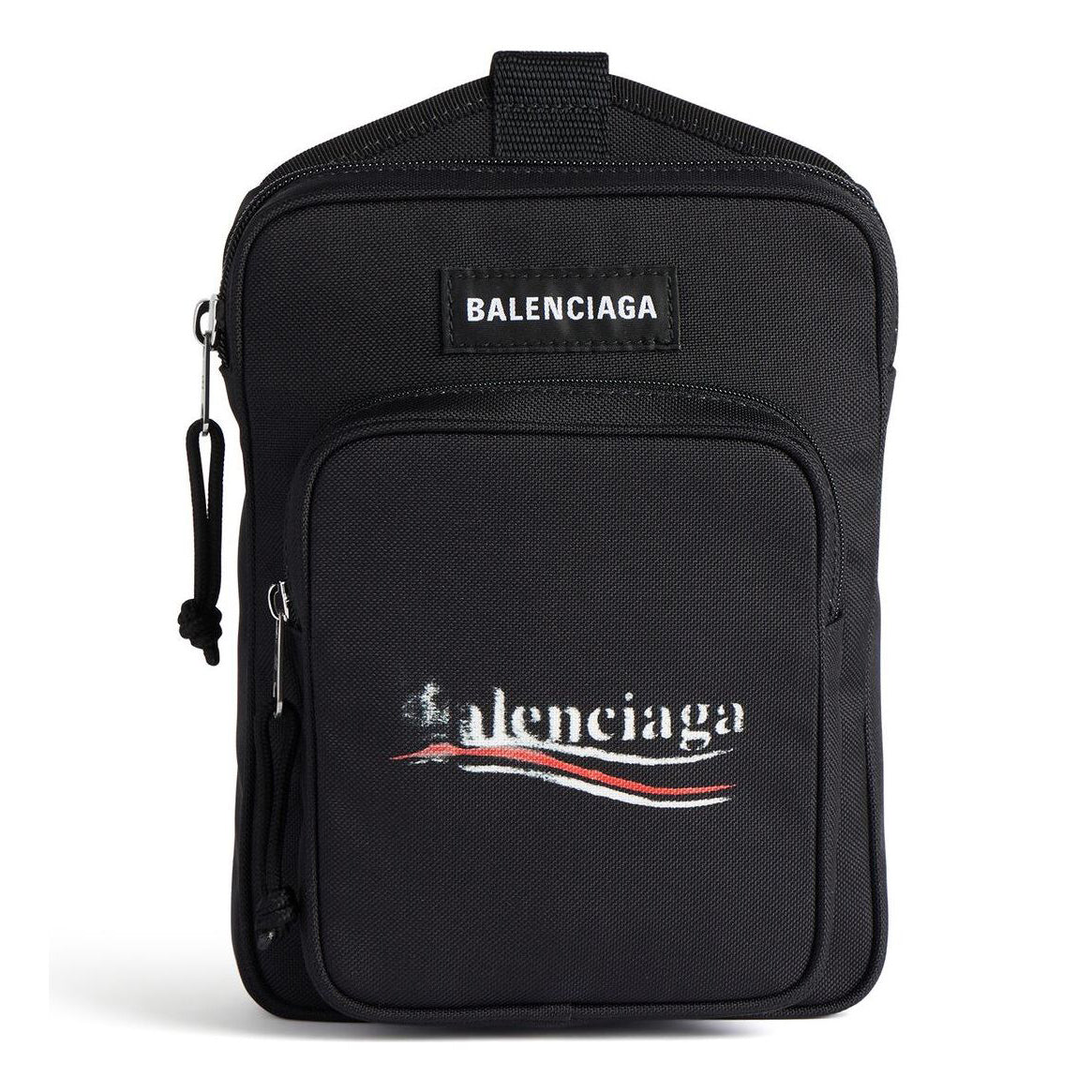 Balenciaga Explorer Crossbody Messenger Bag 'Black' 6202602AA291090
