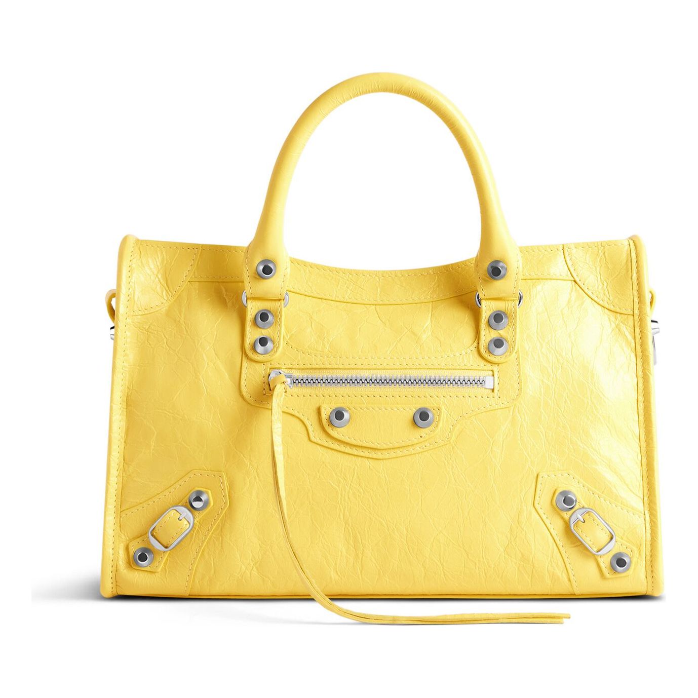 (WMNS) Balenciaga Le City Small Bag 'Yellow' 7977892AA9S3504