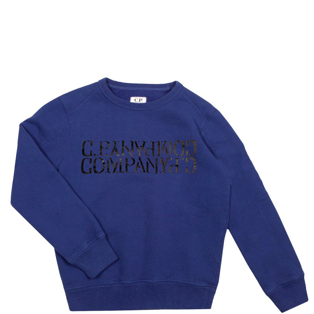 Kids CP Company Mirror Logo Sweatshirt