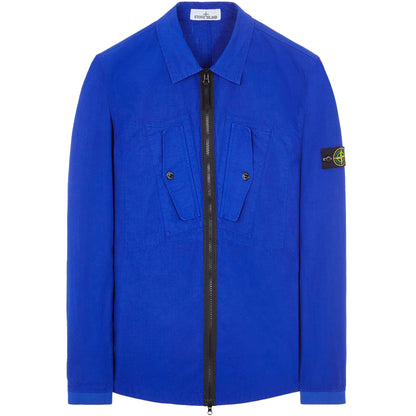 Stone Island Ripstop Cotton Zipped Overshirt