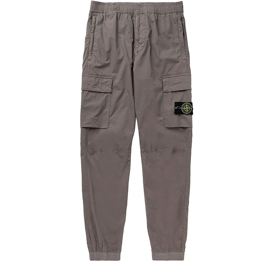 Stone Island Dove Grey Cuffed Cargo Pants
