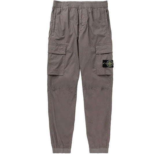 Stone Island Dove Grey Cuffed Cargo Pants