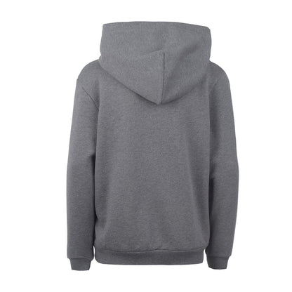 Dolce and Gabbana Grey Plaque Zip Hoodie