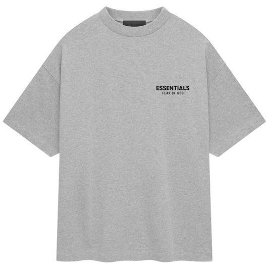 ESSENTIALS FOG T-SHIRT LIGHT HEATHER OATMEAL FW24