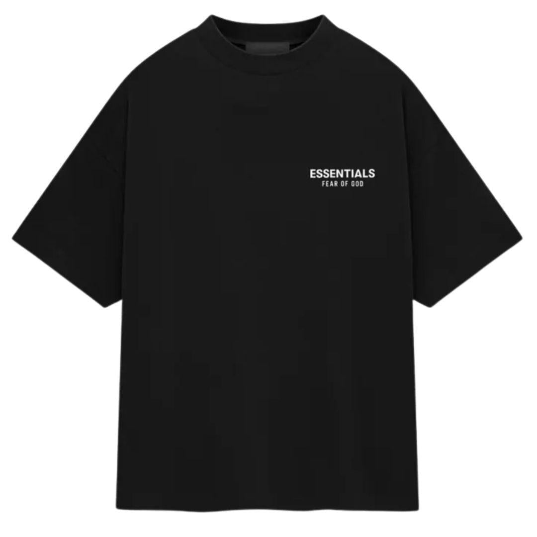 ESSENTIALS FOG T-SHIRT BLACK FW24