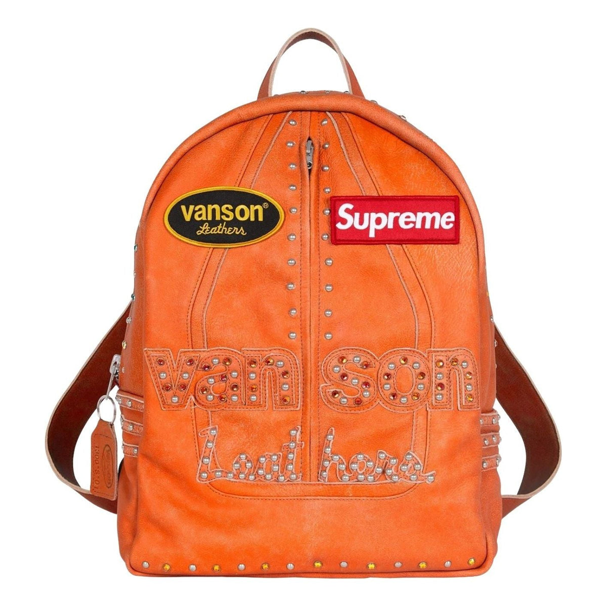 Supreme FW25 x Vanson Leathers x B.B. Simon Backpack 'Orange' FW25B26-ORANGE
