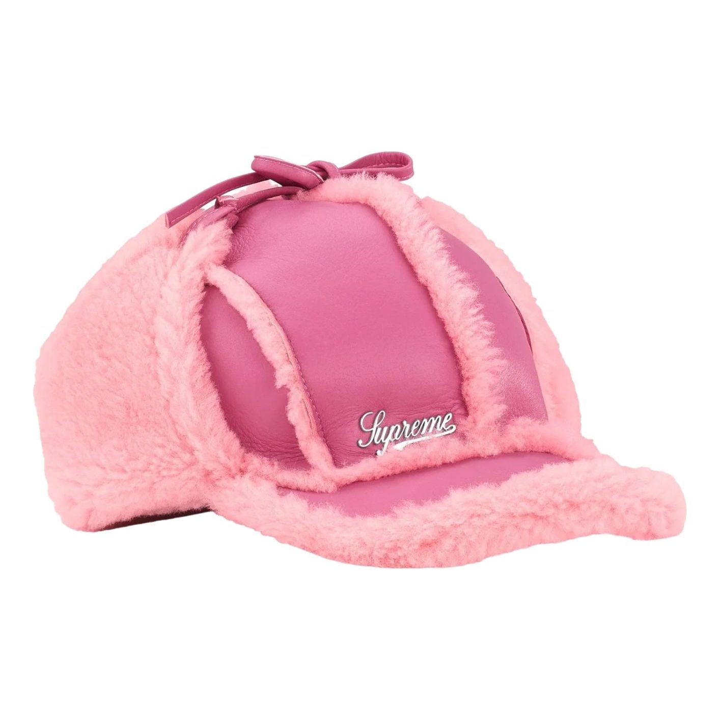 Supreme FW25 Shearling Lined Earflap Cap 'Pink' SUP-FW25-1100-PNK