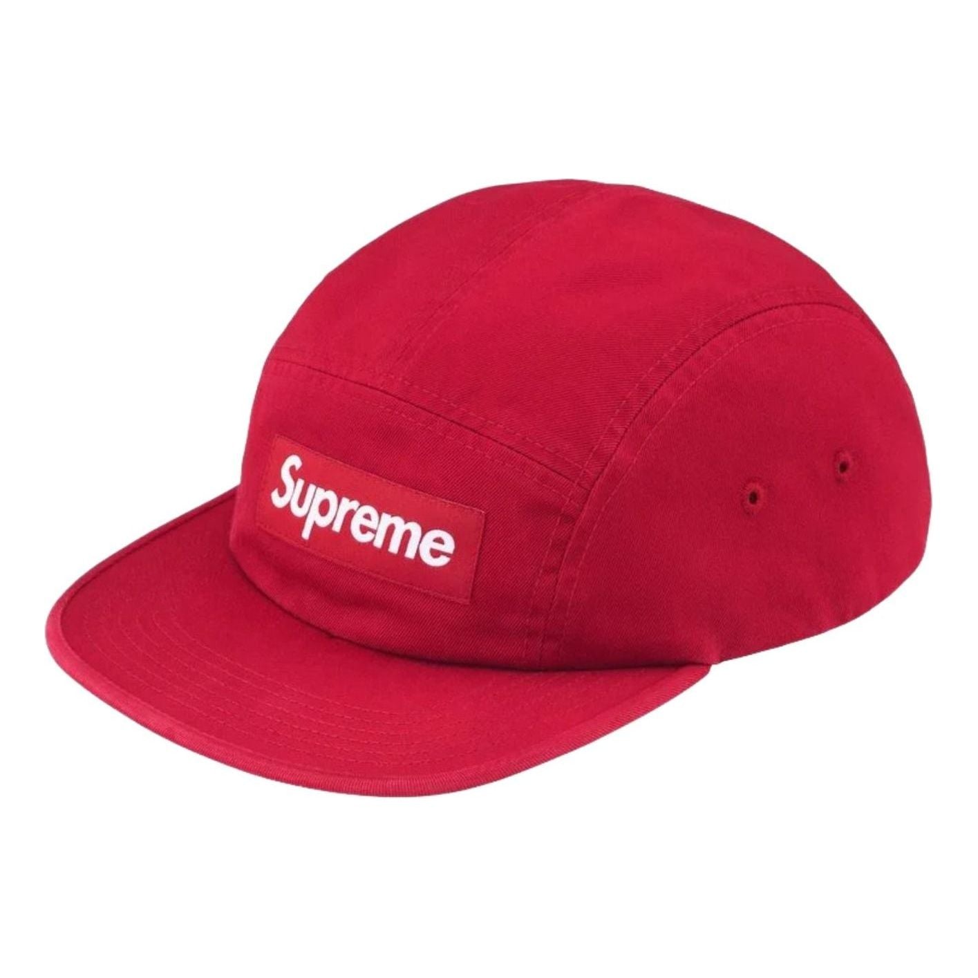 Supreme FW26 Washed Chino Twill Camp Cap 'Red' SUP-FW26-1069-RED