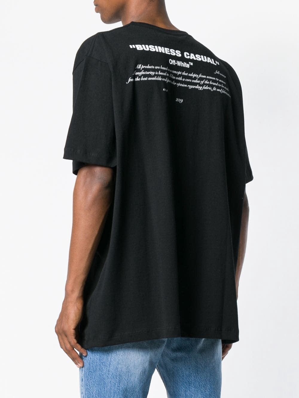 OFF WHITE BERNINI T-SHIRT BLACK