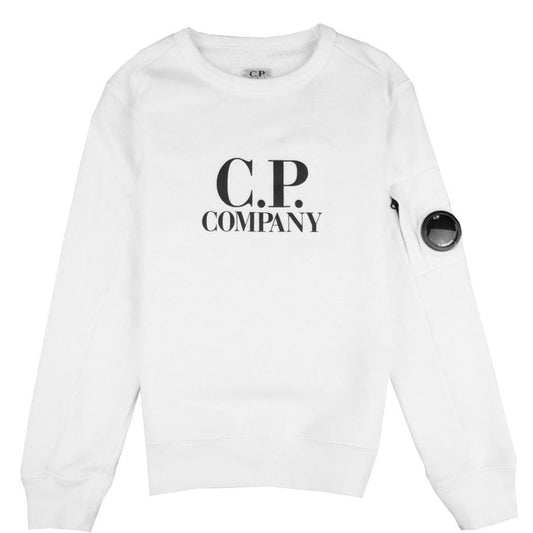 Kids CP Company White Lens Sweatshirt