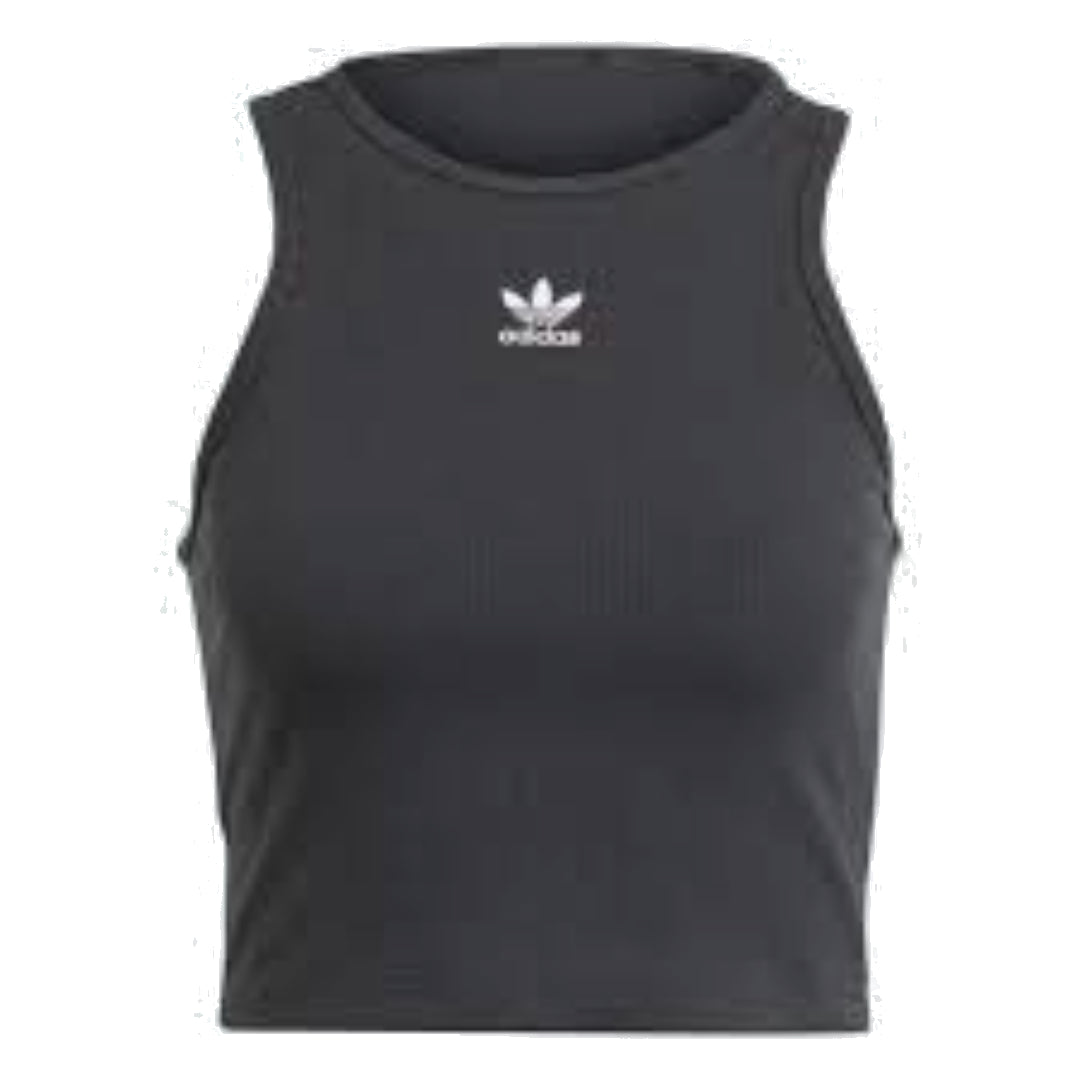 (WMNS) adidas Essentials Rib Tank Top Asia Sizing 'Black' IJ8251