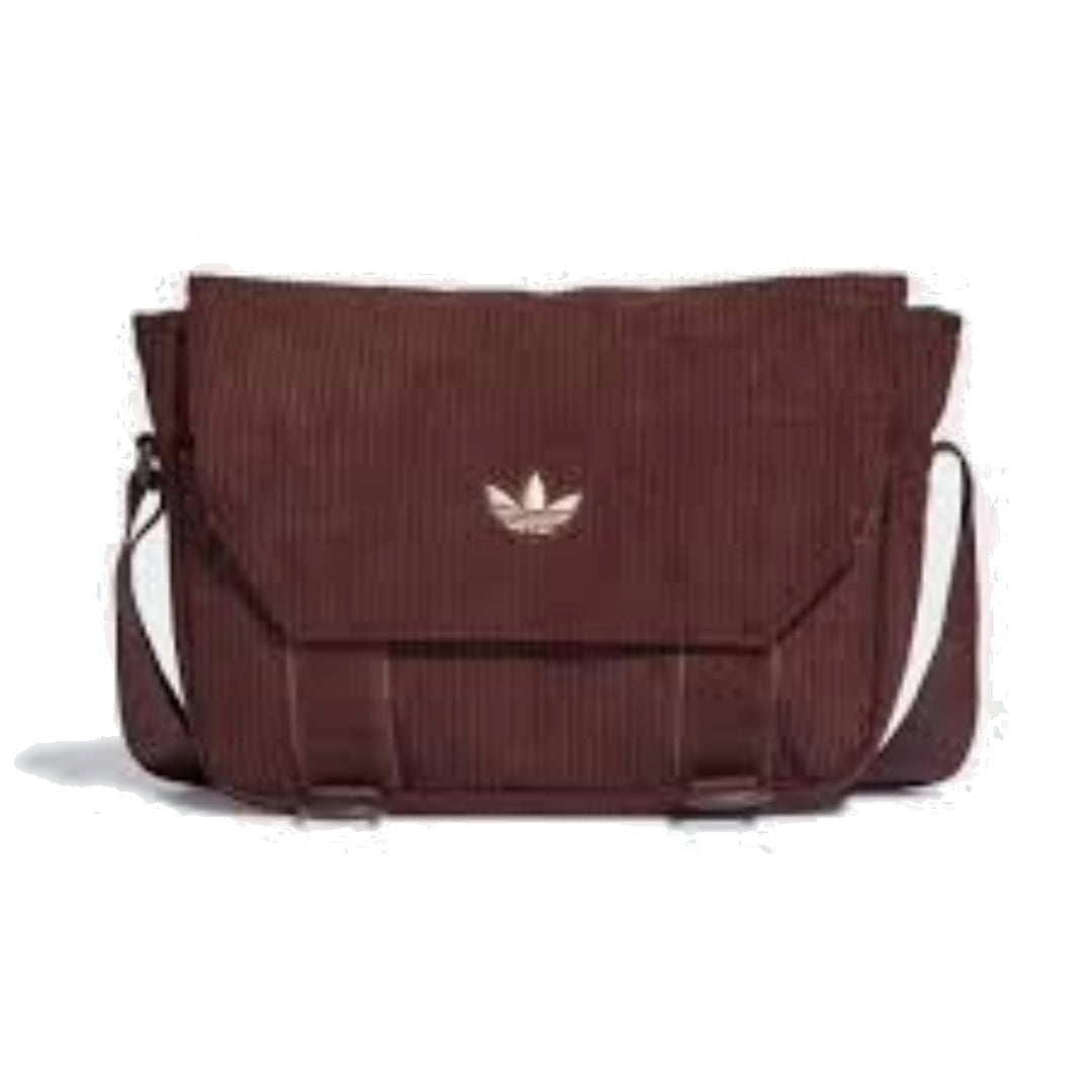 adidas Original NEXT Corduroy Messenger Bag 'Brown' IQ3519