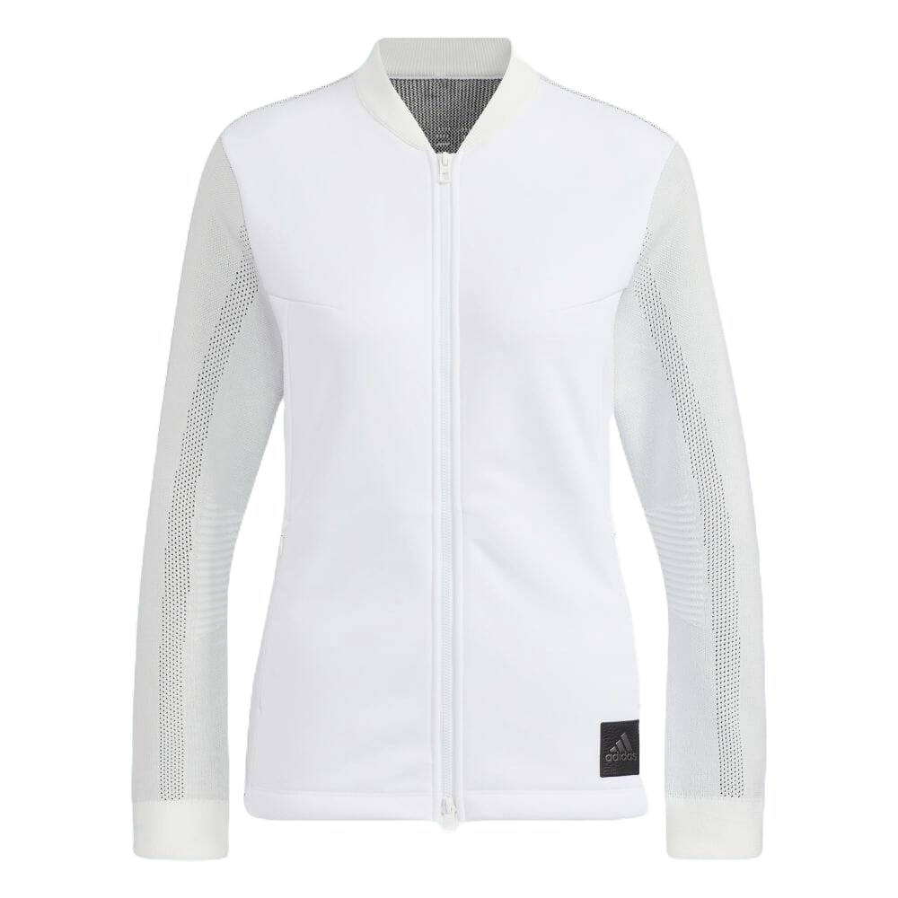 (WMNS) adidas AEROKNIT Fabric Mix Long Sleeve Full Zip Jacket Asia Sizing 'White' HG1672