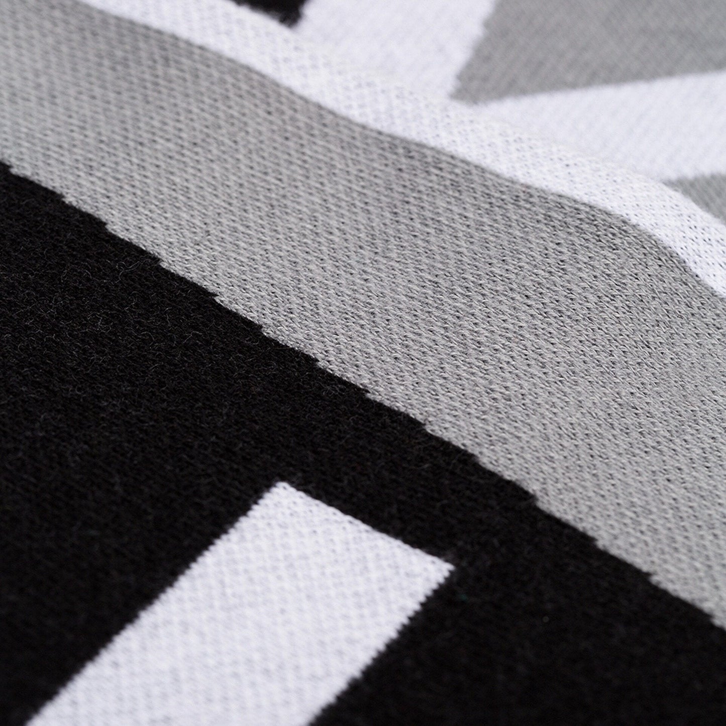 Givenchy Black & Grey Logo Team Scarf
